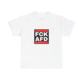 Graphic Tee — "FCK AFD" Protest T‑Shirt (Bold Red & Black Design)