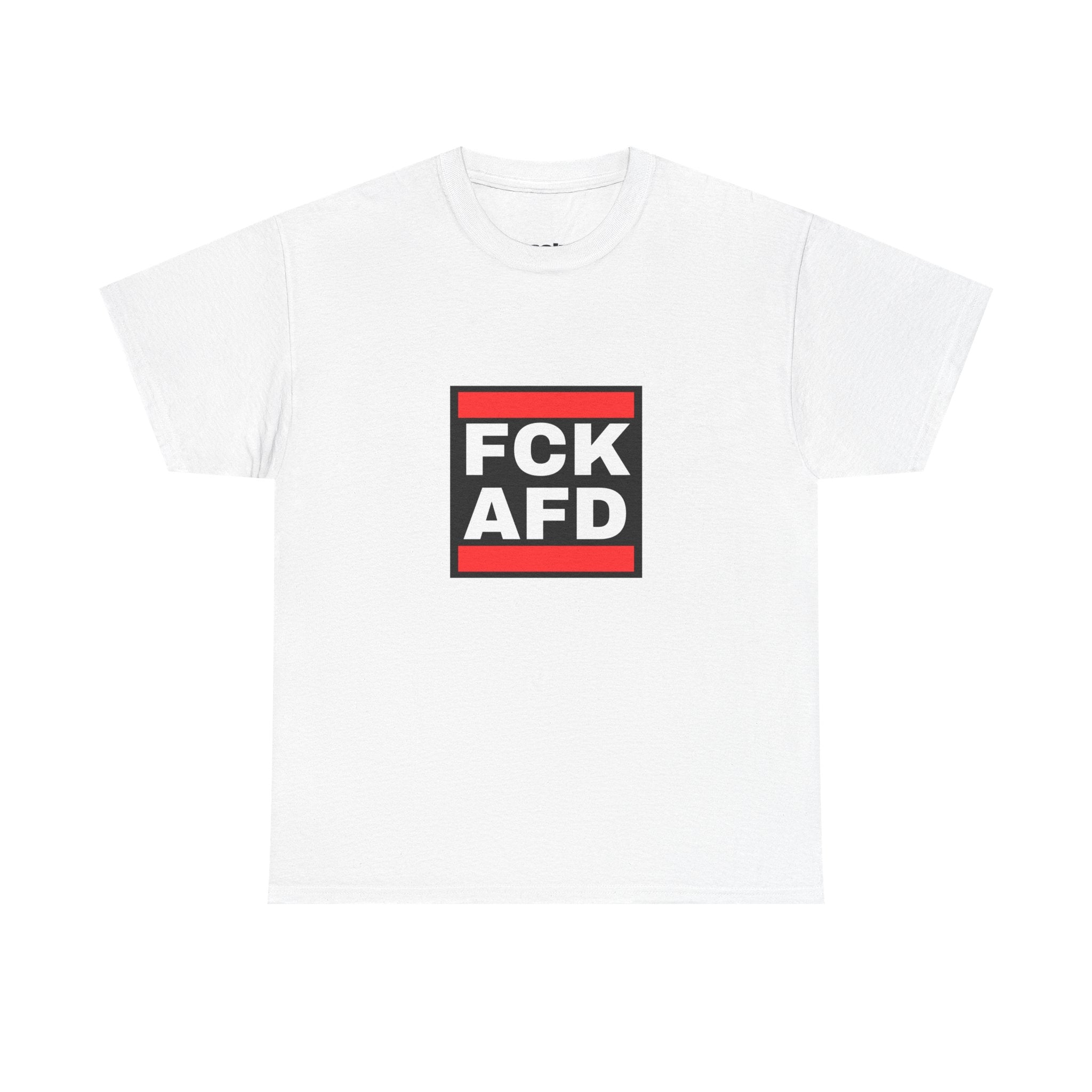 Graphic Tee — "FCK AFD" Protest T‑Shirt (Bold Red & Black Design)