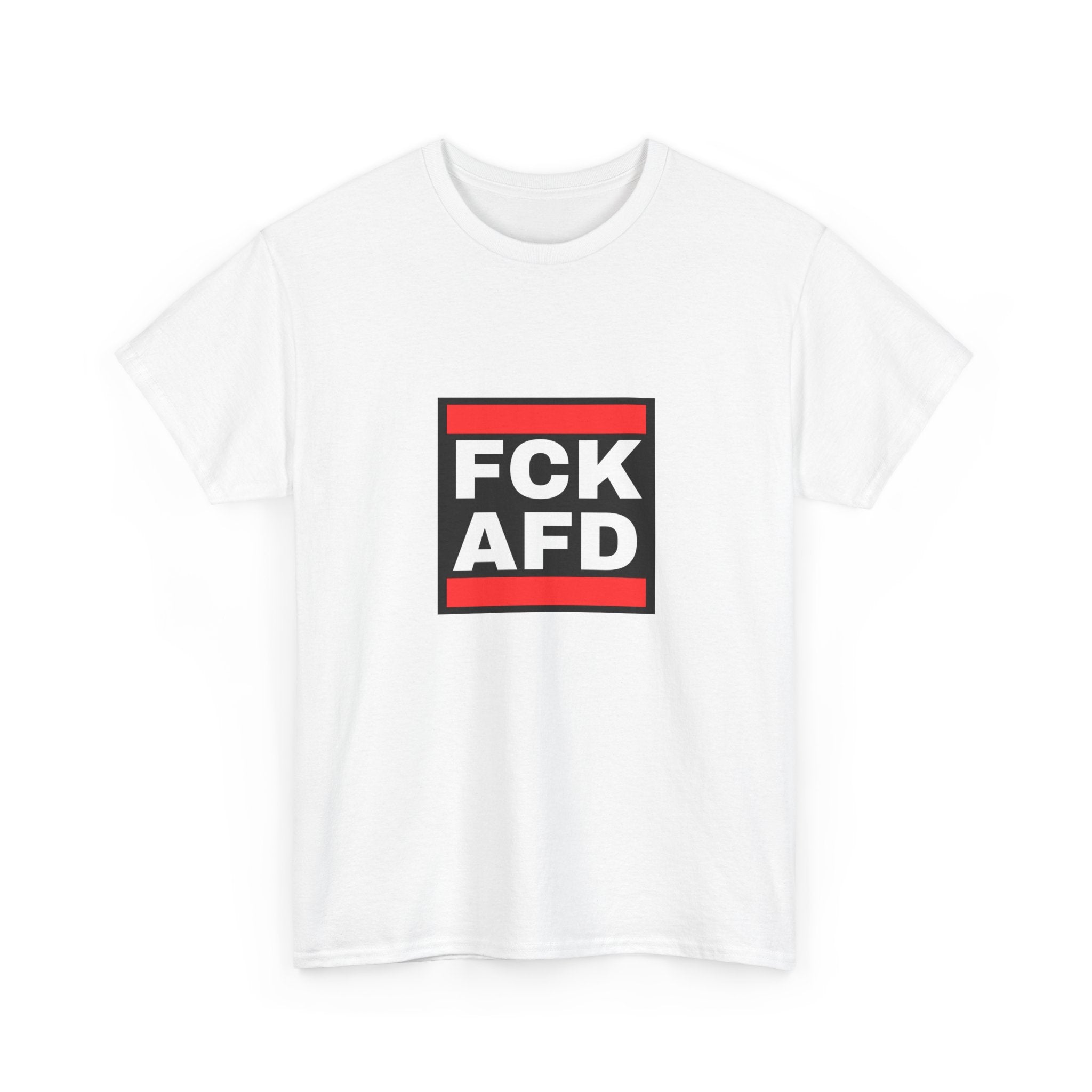 Graphic Tee — "FCK AFD" Protest T‑Shirt (Bold Red & Black Design)