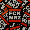 FCK MRZ Sticker – Nahaufnahme