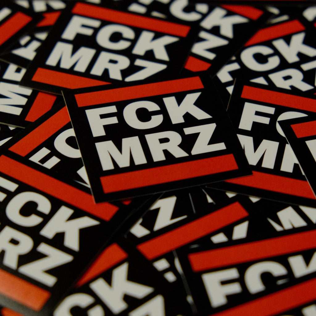 FCK MRZ Sticker – viele Sticker