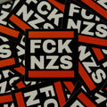 FCK NZS Sticker – Nahaufnahme